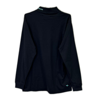 【SPORT】【×HESAINT MODEL】TF090-MT01 24AW 黑色 COMFORTABLE HYBLID MOCK 高领T恤 上衣 IV 男士