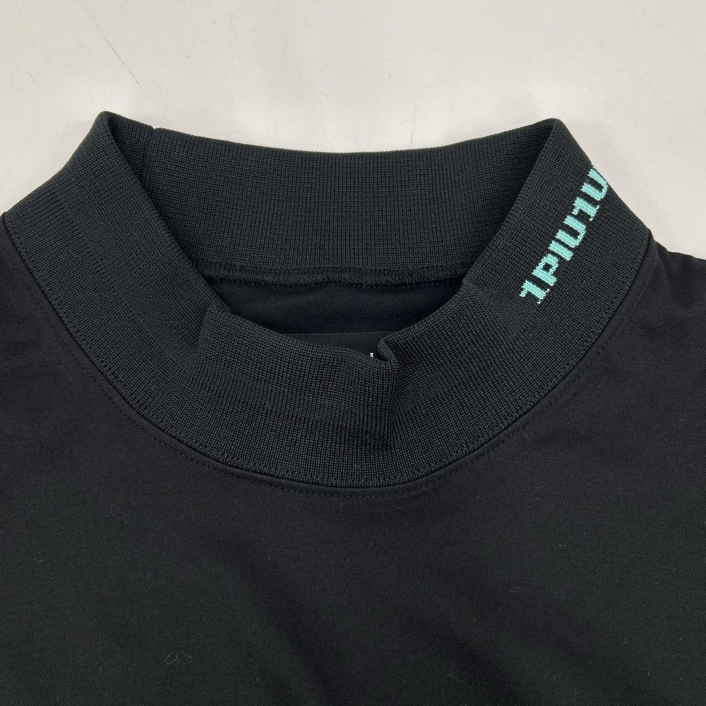 【SPORT】【×HESAINT MODEL】TF090-MT01 24AW 黑色 COMFORTABLE HYBLID MOCK 高领T恤 上衣 IV 男士
