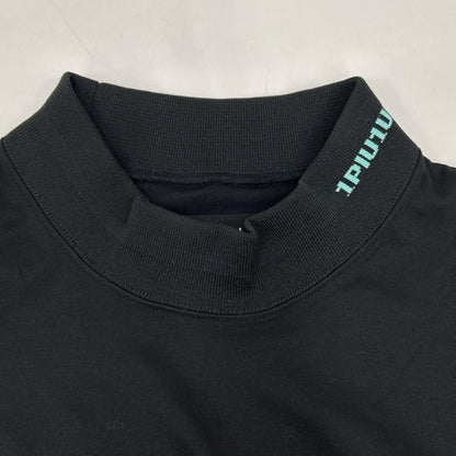 【SPORT】【×HESAINT MODEL】TF090-MT01 24AW 黑色 COMFORTABLE HYBLID MOCK 高领T恤 上衣 IV 男士