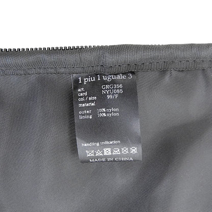 1piu1uguale3 ウノピゥウノウグァーレトレ 美品 GOLF BOSTON BAG ボストンバッグ メンズ ブラック GRG356-NYU085 ボストンバッグ