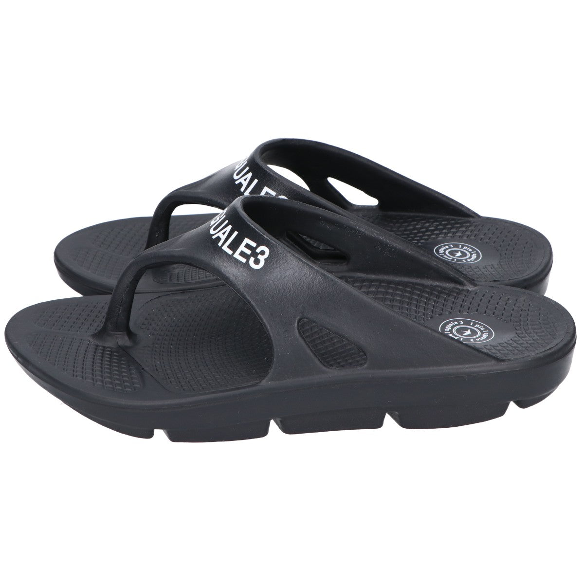1piu1uguale3 ウノピゥウノウグァーレトレ MRG565-GOM023 ブラック COMFY SANDAL サンダル シューズ