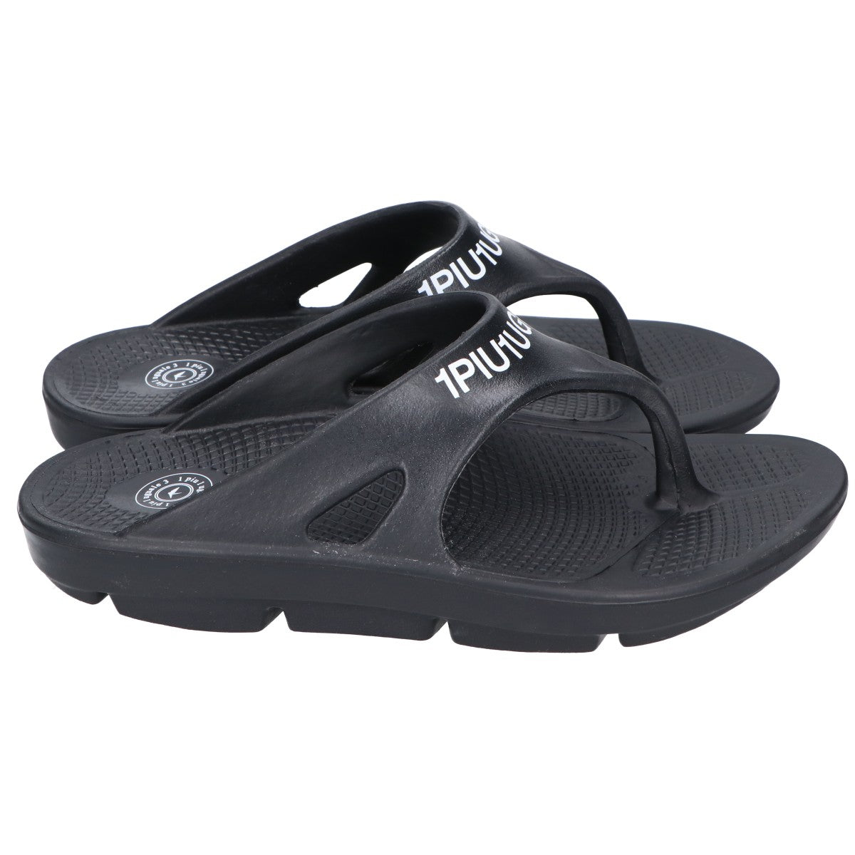 1piu1uguale3 ウノピゥウノウグァーレトレ MRG565-GOM023 ブラック COMFY SANDAL サンダル シューズ