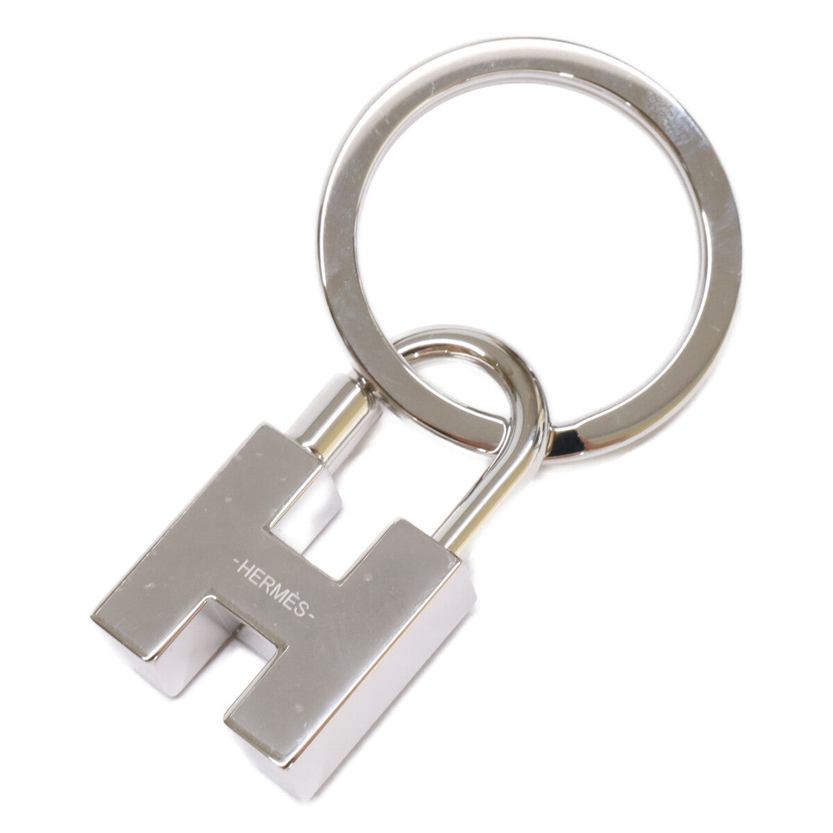 HERMES エルメス 【新品同様】H077309FP クイズ・レインボー Hモチーフ カデナ キーリング