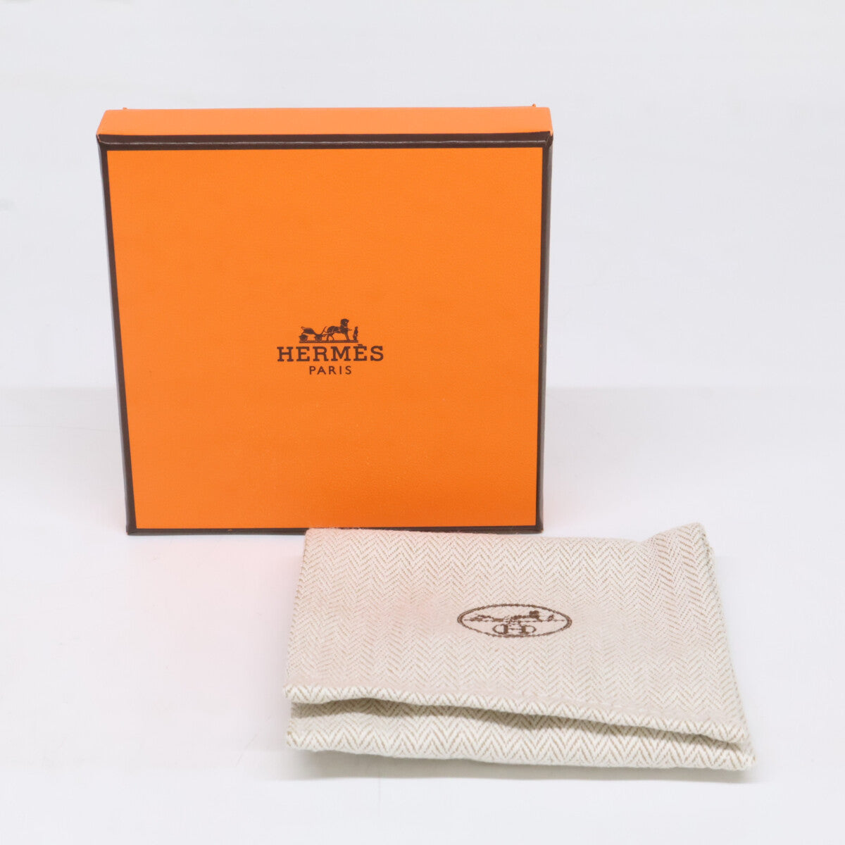HERMES エルメス 【新品同様】H077309FP クイズ・レインボー Hモチーフ カデナ キーリング