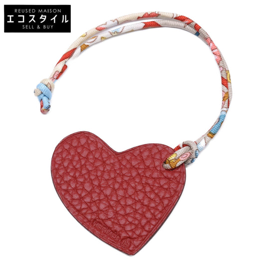 HERMES エルメス 【新品同様】Petit H プティアッシュ トリヨンクレマンス/エプソン ハートモチーフ バッグチャーム その他