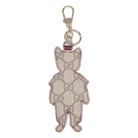 GUCCI グッチ x ヒグチユウコ 【新品同様/日本限定】844247 GGパターン 猫 BORIS ボリス キーホルダー