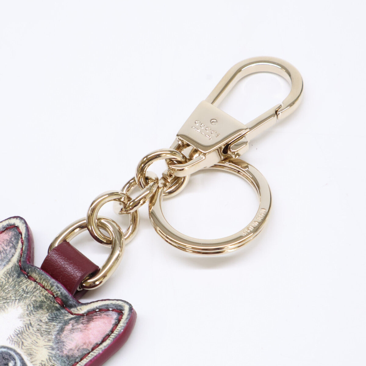 GUCCI グッチ x ヒグチユウコ 【新品同様/日本限定】844247 GGパターン 猫 BORIS ボリス キーホルダー