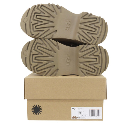UGG アグ 美品 Esmee Clog エスミークロッグ ヒール ストラップ サンダル シューズ レディース ブラウン 22cm 1173331 シューズ