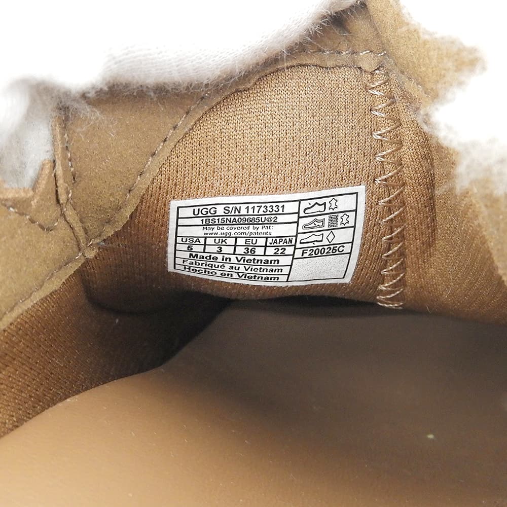 UGG アグ 美品 Esmee Clog エスミークロッグ ヒール ストラップ サンダル シューズ レディース ブラウン 22cm 1173331 シューズ