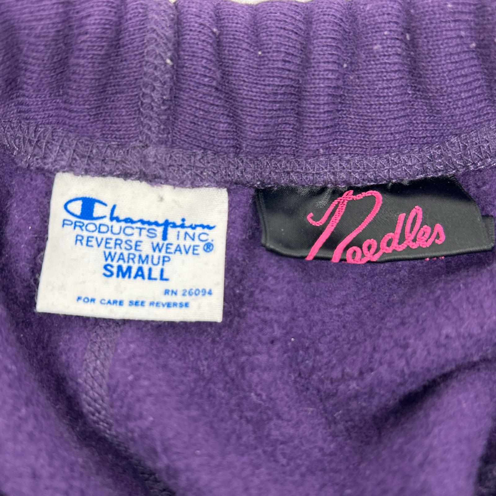 needles ニードルズ 【×Champion×BEAMS BOY】CWSS202 パープル ヒザデルパンツ S needles ニードルズ 【×Champion×BEAMS BOY】CWSS202 パープル