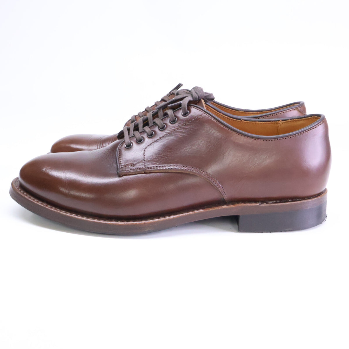 TOWN CRAFT タウンクラフト ｘWHEEL ROBE 20075 HORWEEN社製 クロムエクセルレザー 6-EYE PLAIN TOE DERBY SHOES ダービーシューズ シューズ