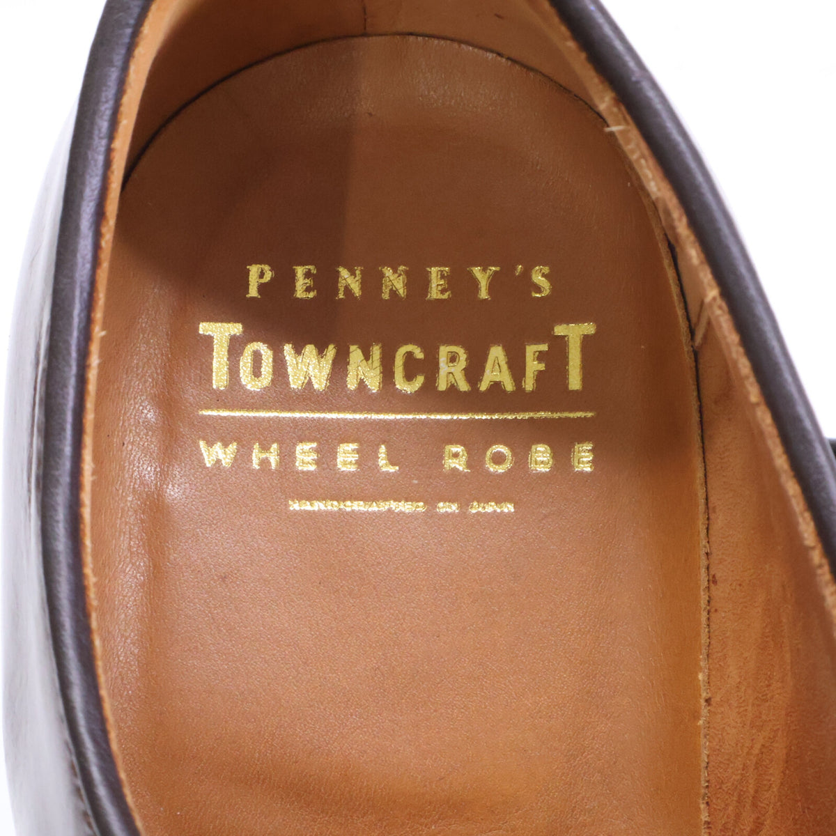 TOWN CRAFT タウンクラフト ｘWHEEL ROBE 20075 HORWEEN社製 クロムエクセルレザー 6-EYE PLAIN TOE DERBY SHOES ダービーシューズ シューズ