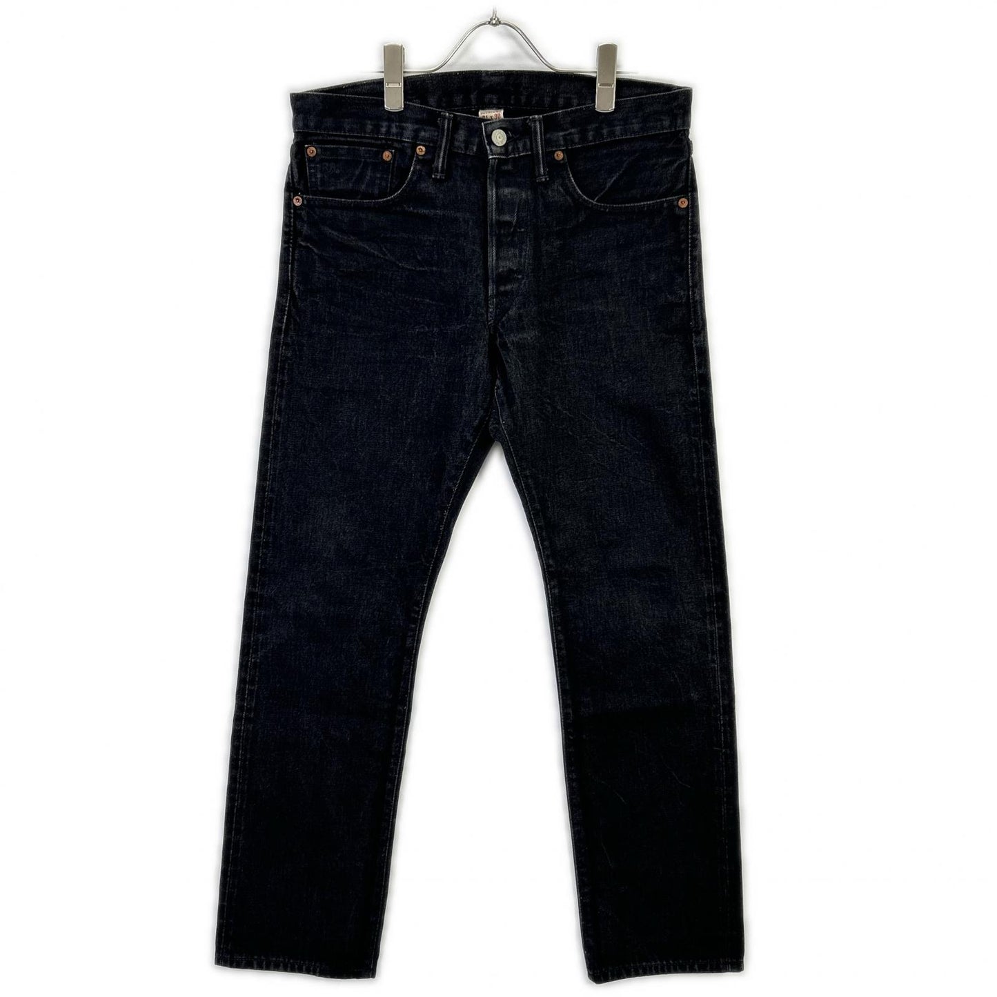 RRL ダブルアールエル ブラック USA製 スリムフィット JAPAN WOVEN SELVEDGE DENIM ストレートデニムパンツ ボトムス