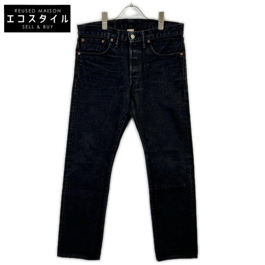 RRL Double RL Black Made in USA Slim Fit Japan Woven Selvedge Denim Straight Denim Pants Bottoms