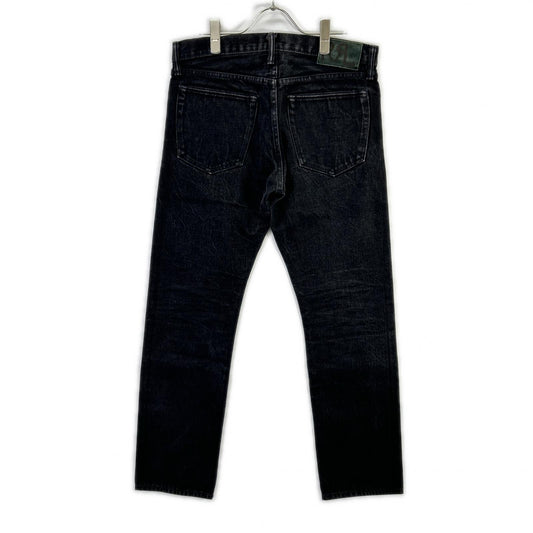 RRL ダブルアールエル ブラック USA製 スリムフィット JAPAN WOVEN SELVEDGE DENIM ストレートデニムパンツ ボトムス