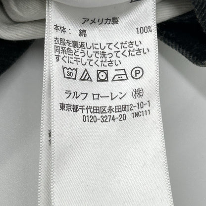 RRL ダブルアールエル ブラック USA製 スリムフィット JAPAN WOVEN SELVEDGE DENIM ストレートデニムパンツ ボトムス
