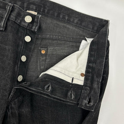 RRL ダブルアールエル ブラック USA製 スリムフィット JAPAN WOVEN SELVEDGE DENIM ストレートデニムパンツ ボトムス