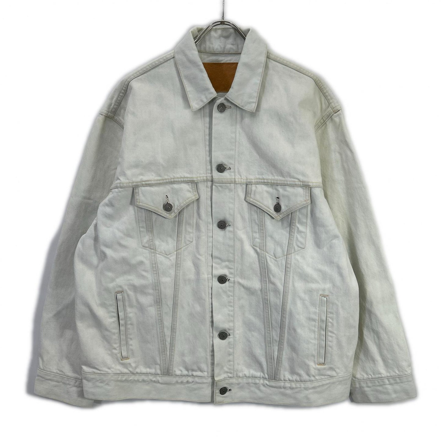 GOLD ゴールド GL14812H ホワイト 14oz. DENIM TRUCKER JACKET AGED MODEL ジャケット