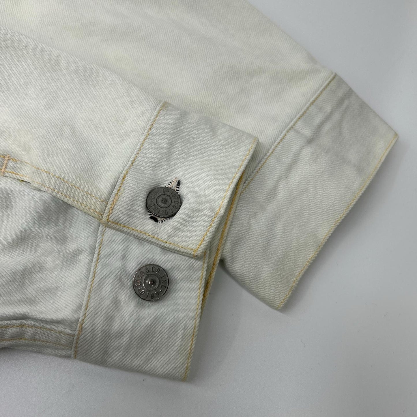 GOLD ゴールド GL14812H ホワイト 14oz. DENIM TRUCKER JACKET AGED MODEL ジャケット