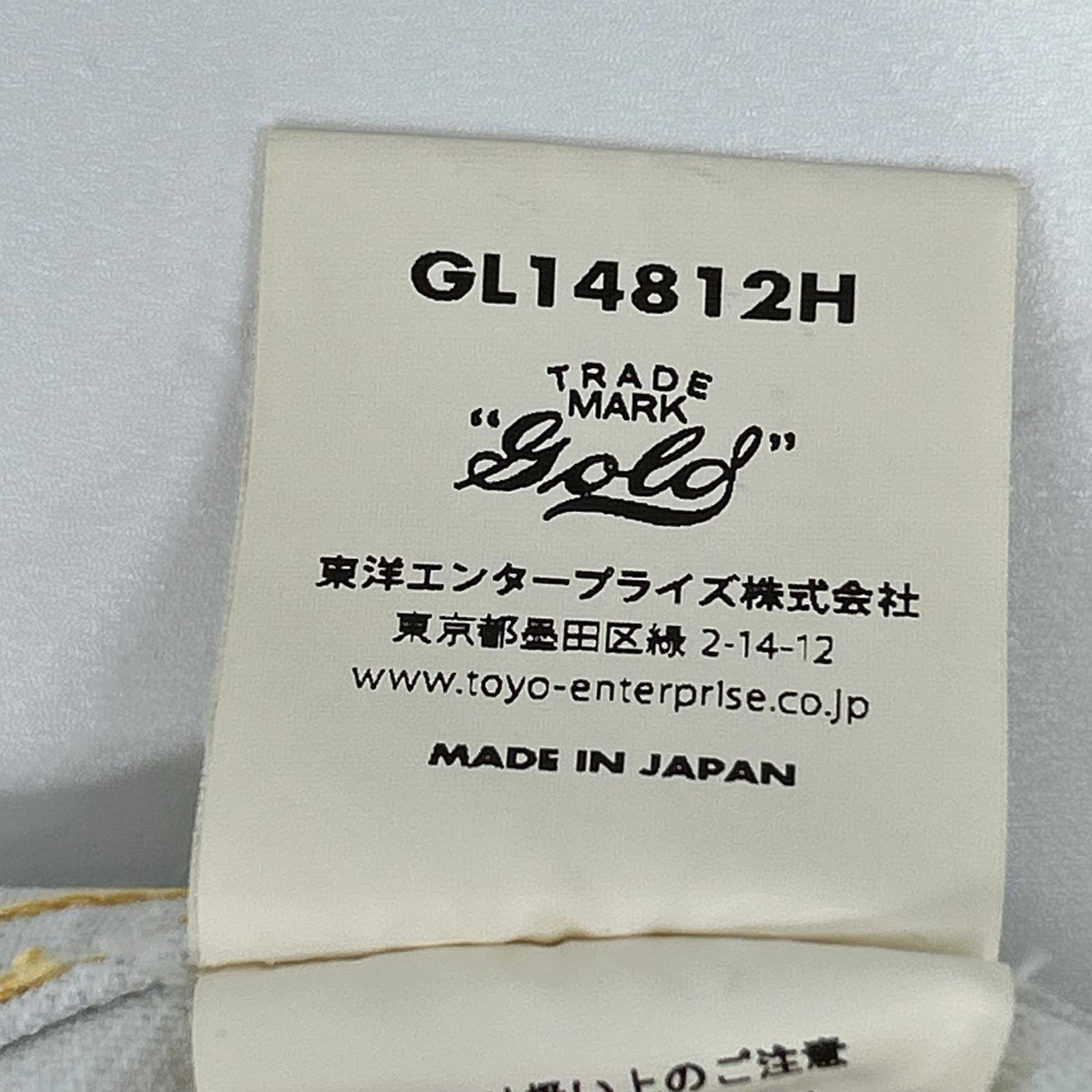 GOLD ゴールド GL14812H ホワイト 14oz. DENIM TRUCKER JACKET AGED MODEL ジャケット