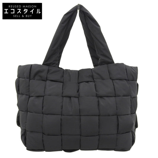 ear PAPILLONNER Beautiful Condition Light Mesh Tote Bag L Women's Black Tote Bag
