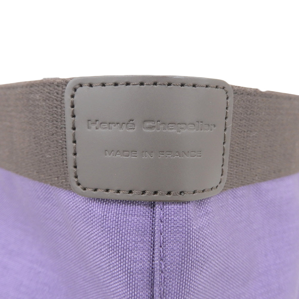 Herve Chapelier エルベシャプリエ 美品 コーデュラ舟型トートM コーデュラナイロン トートバッグ レディース パープル 707C トートバッグ