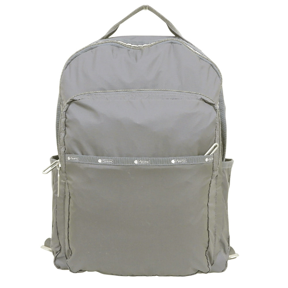 LeSportsac レスポートサック 美品 エッセンシャル CARRYALL BP バックパック ナイロン リュック・デイパック レディース グレー