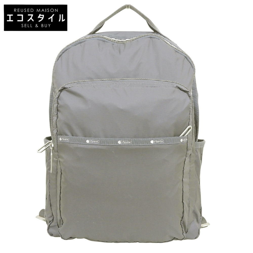 LeSportsac レスポートサック 美品 エッセンシャル CARRYALL BP バックパック ナイロン リュック・デイパック レディース グレー