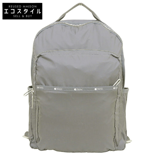 LeSportsac レスポートサック 美品 エッセンシャル CARRYALL BP バックパック ナイロン リュック・デイパック レディース グレー