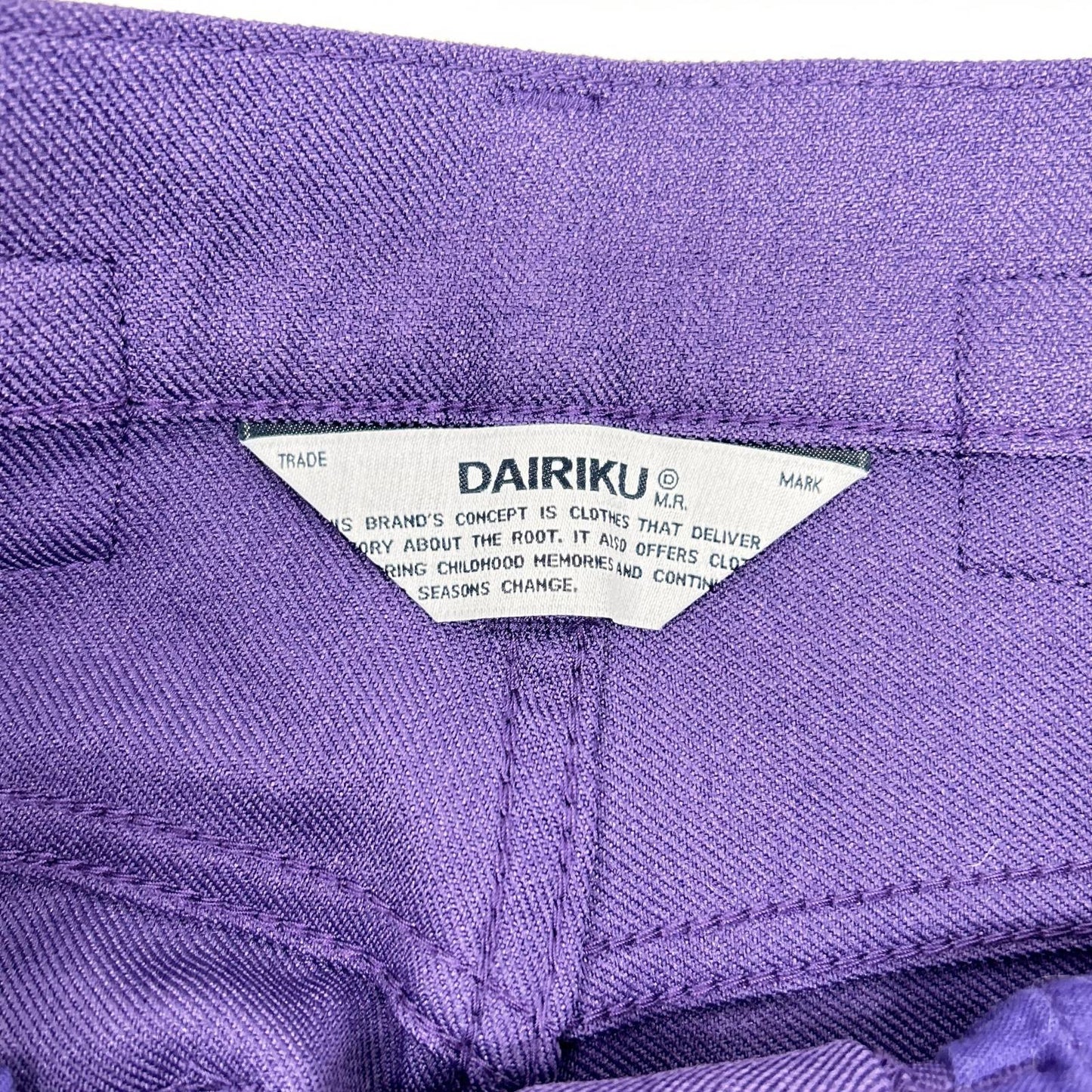 22AW ﾊﾟｰﾌﾟﾙ Slim Pressed Pants ボトムス 25 レディース