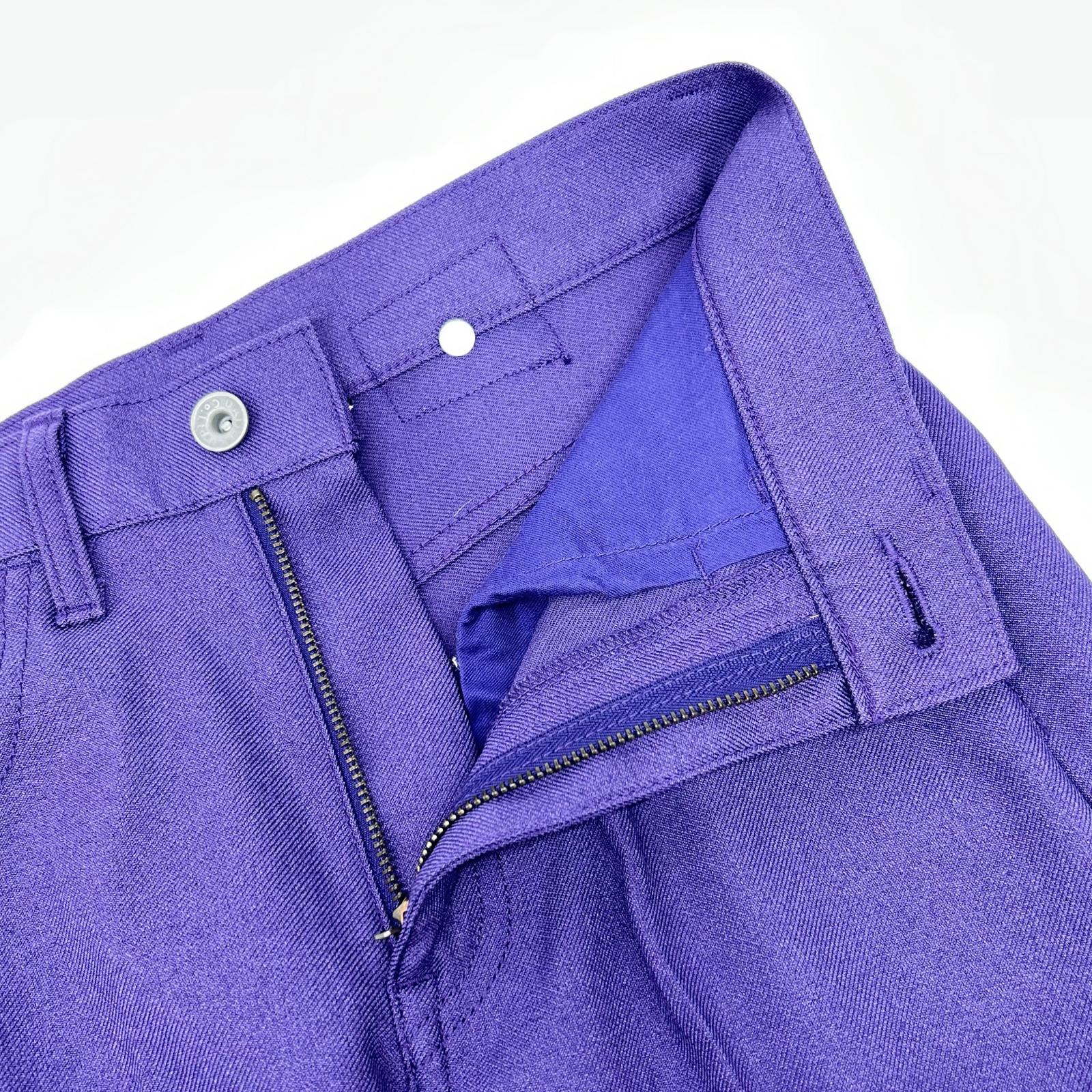 DAIRIKU ダイリク 22AW パープル Slim Pressed Pants ボトムス