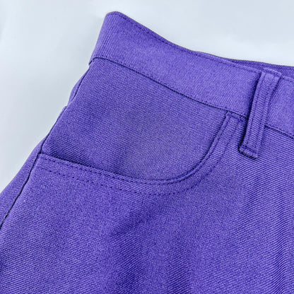 DAIRIKU ダイリク 22AW パープル Slim Pressed Pants ボトムス