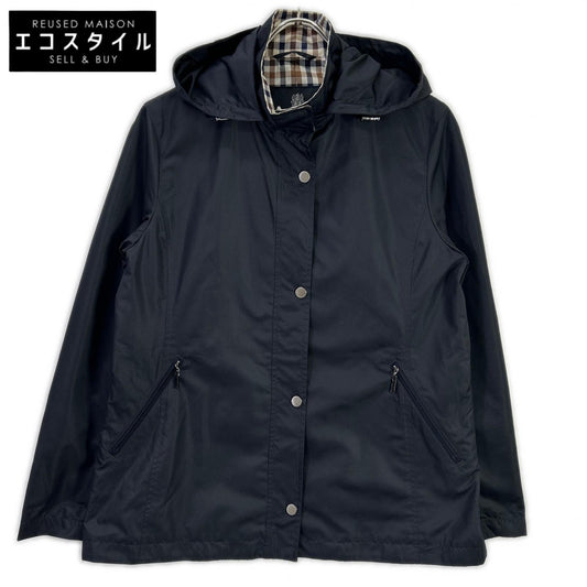 Aquascutum アクアスキュータム 5003204088 ネイビー 2WAY タフタパーカー テーラードジャケット ジャケット