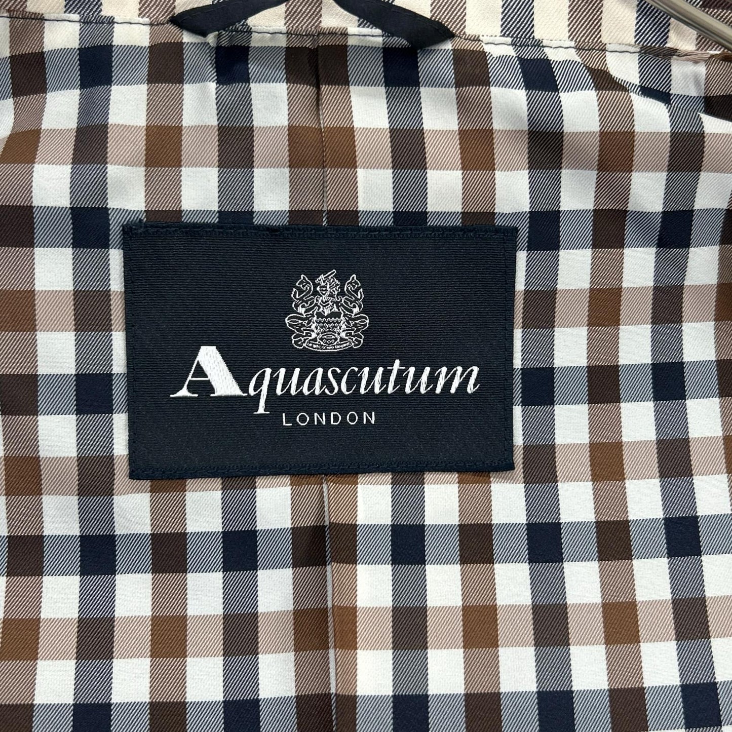 Aquascutum アクアスキュータム 5003204088 ネイビー 2WAY タフタパーカー テーラードジャケット ジャケット
