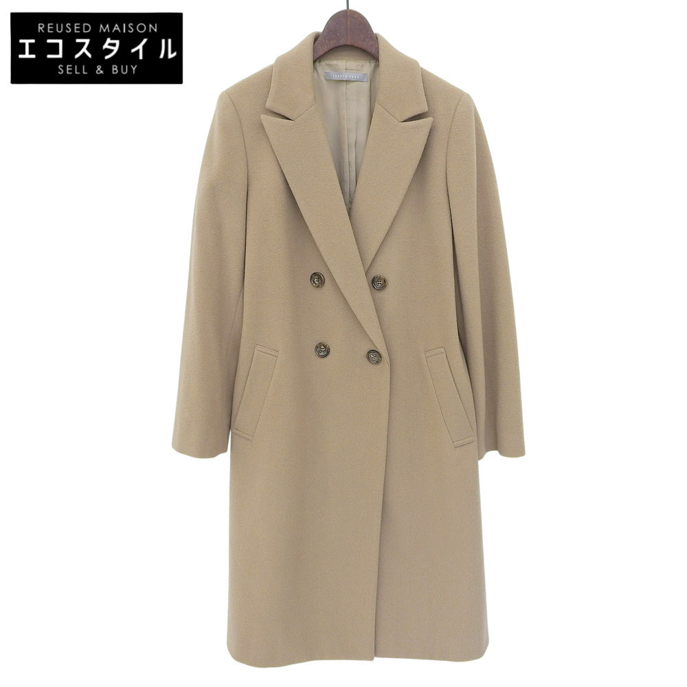 theory luxe セオリーリュクス ダブルブレスト チェスター コート ウール レディース ベージュ 38 03-8309621 コート