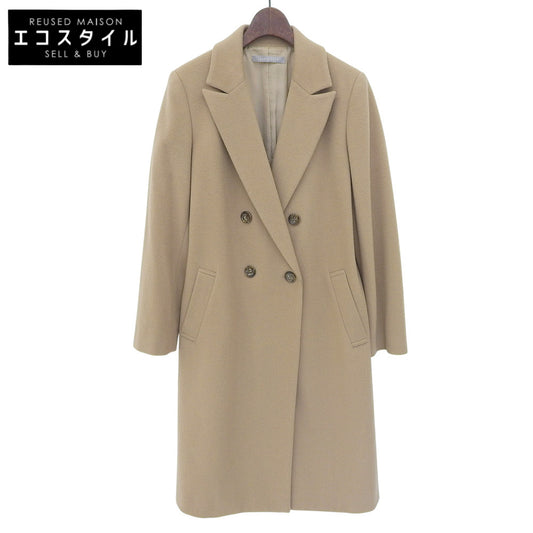 theory luxe セオリーリュクス ダブルブレスト チェスター コート ウール レディース ベージュ 38 03-8309621 コート