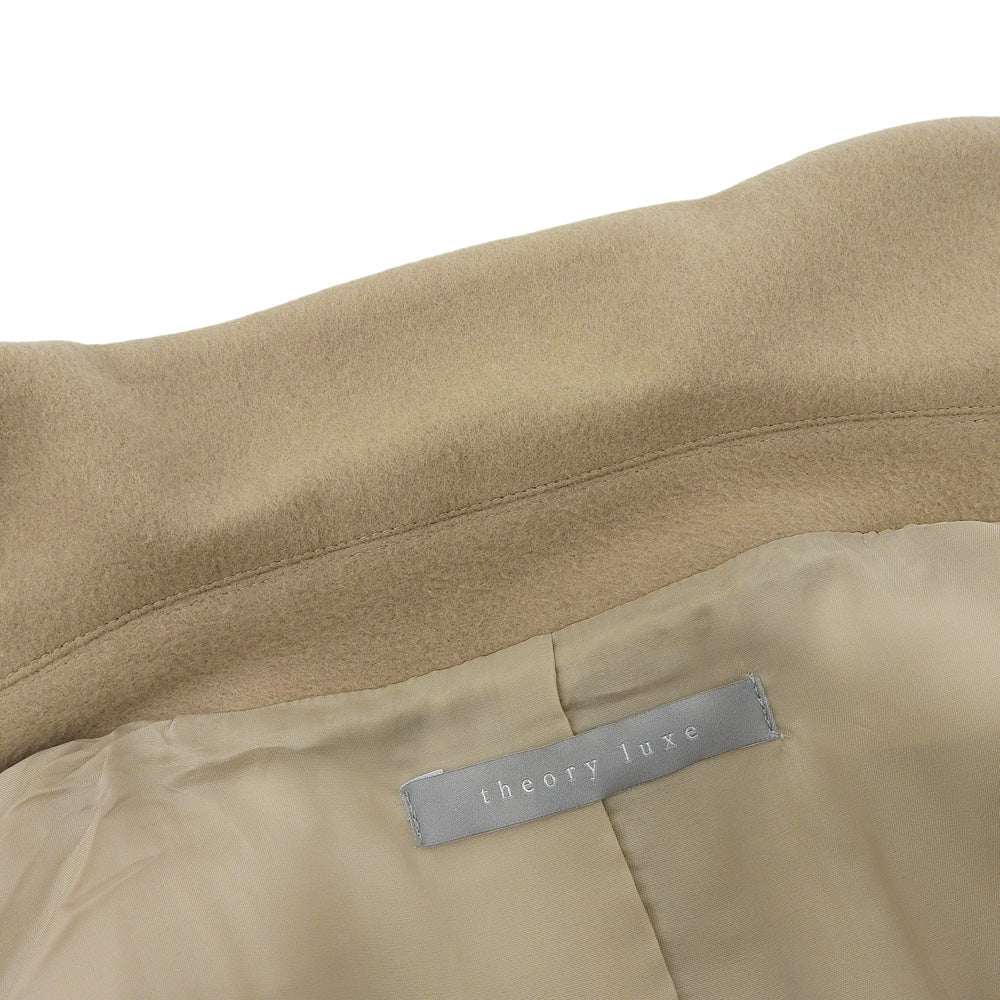 theory luxe セオリーリュクス ダブルブレスト チェスター コート ウール レディース ベージュ 38 03-8309621 コート