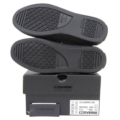 CONVERSE コンバース 新品同様 CS LOAFER II SK CS ローファー2 スエード シューズ レディース ネイビー 23.5cm 1SF040 シューズ