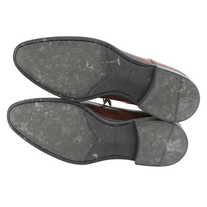 MAGNANNI マグナーニ 美品 外羽根 プレーントゥ シューズ メンズ ブラウン 40 21232 シューズ