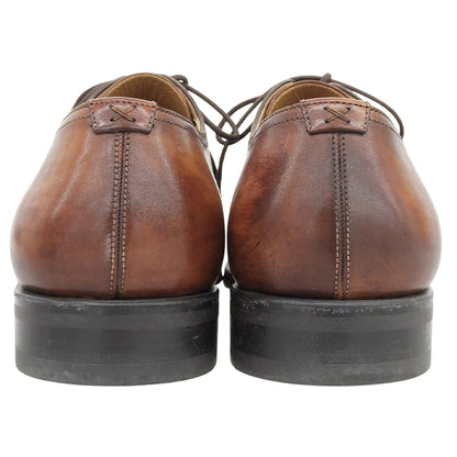 MAGNANNI マグナーニ 美品 外羽根 プレーントゥ シューズ メンズ ブラウン 40 21232 シューズ