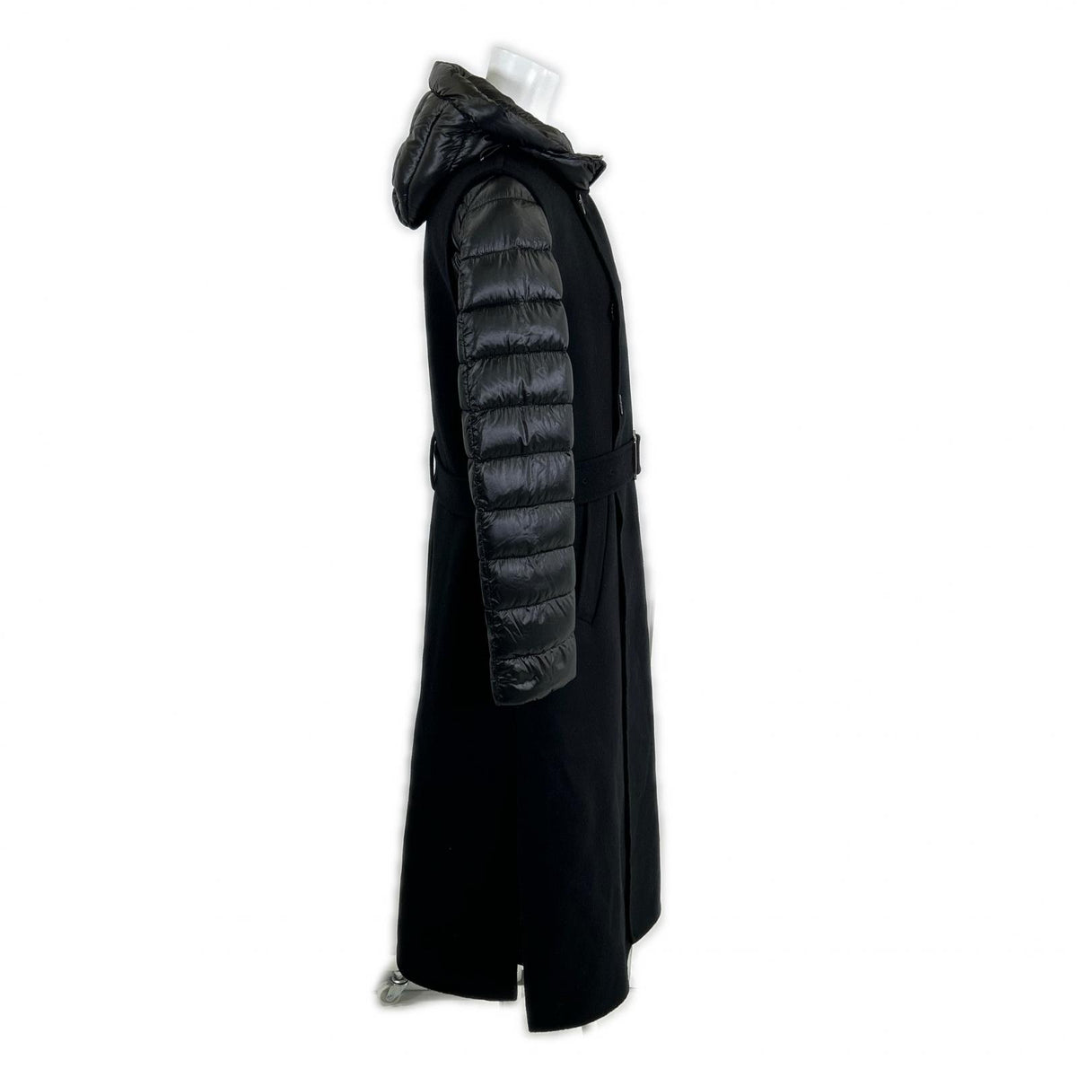MOORER ムーレー 新品同様 23AW HARNA-CWR キルテッドダブルブレステッド カシミヤウール レイヤードダウン コート