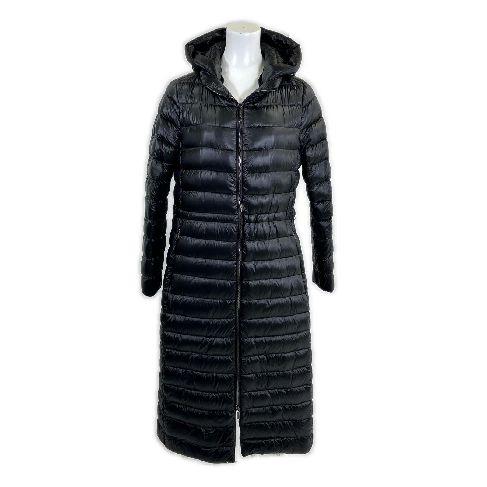Like New 23AW HARNA-CWR Quilted Double-Breasted Cashmere Wool Layered Down Coat 40 Women's