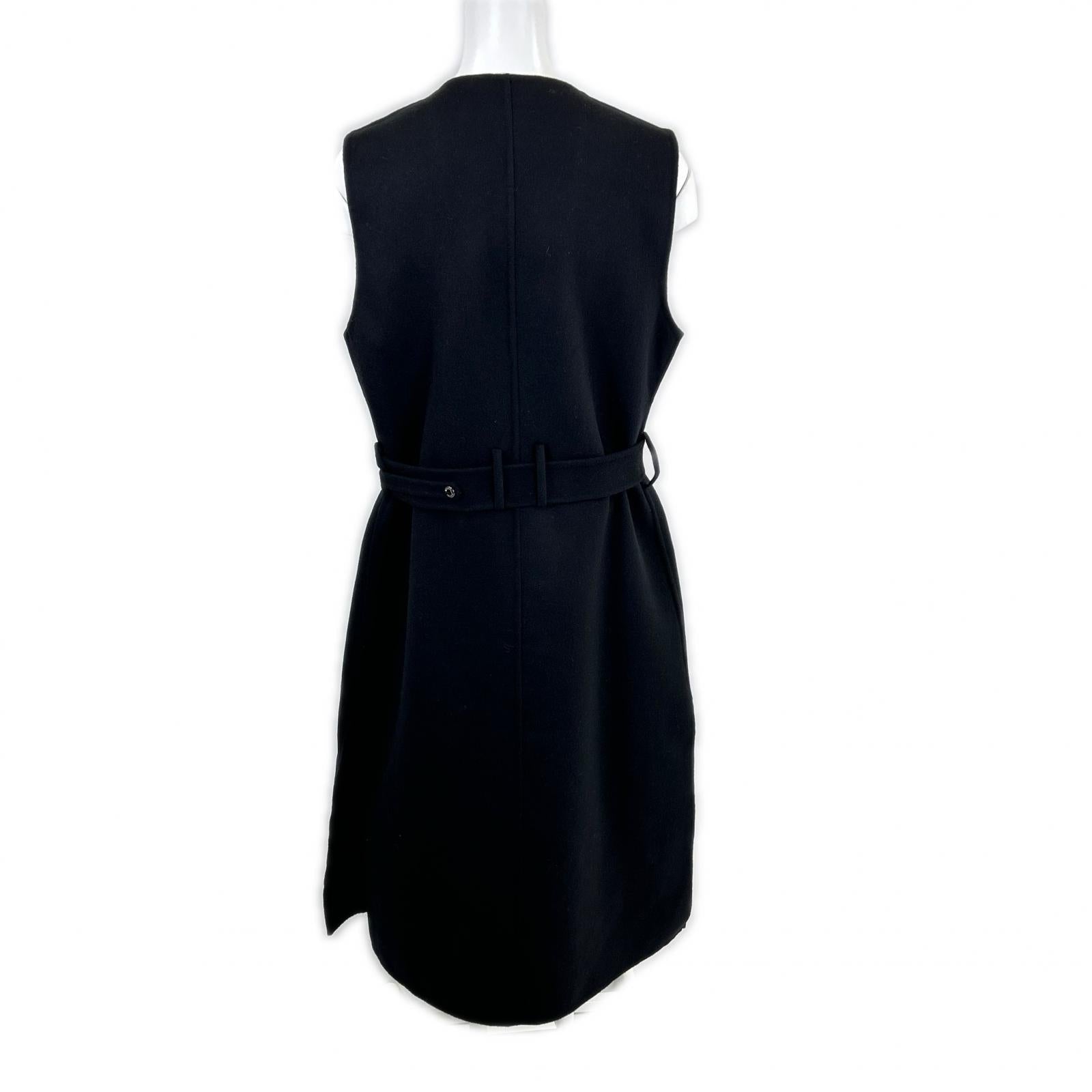 Like New 23AW HARNA-CWR Quilted Double-Breasted Cashmere Wool Layered Down Coat 40 Women's