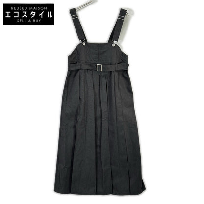 AMERI アメリ 【×ディッキーズ】0126105911290 グレー PLEATS DRESS オーバーオール型ワンピース オーバーオール オールインワン