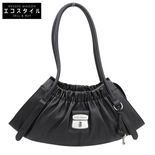MARC JACOBS The Christina Satchel Nappa Leather Tote Bag Women's Black Tote Bag Beautiful