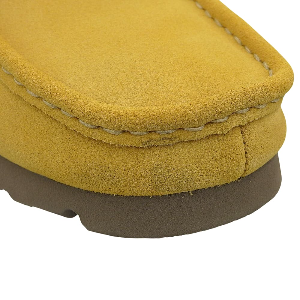 Clarks クラークス 新品同様 ゴールデンタン スエード ワラビー ゴアテックス シューズ メンズ イエロー 7 1/2 26180638 シューズ