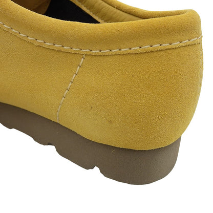Clarks クラークス 新品同様 ゴールデンタン スエード ワラビー ゴアテックス シューズ メンズ イエロー 7 1/2 26180638 シューズ