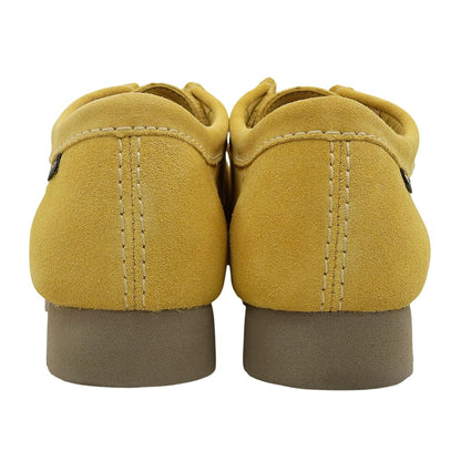 Clarks クラークス 新品同様 ゴールデンタン スエード ワラビー ゴアテックス シューズ メンズ イエロー 7 1/2 26180638 シューズ