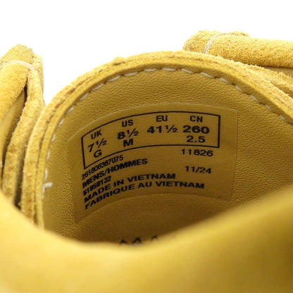 Clarks クラークス 新品同様 ゴールデンタン スエード ワラビー ゴアテックス シューズ メンズ イエロー 7 1/2 26180638 シューズ