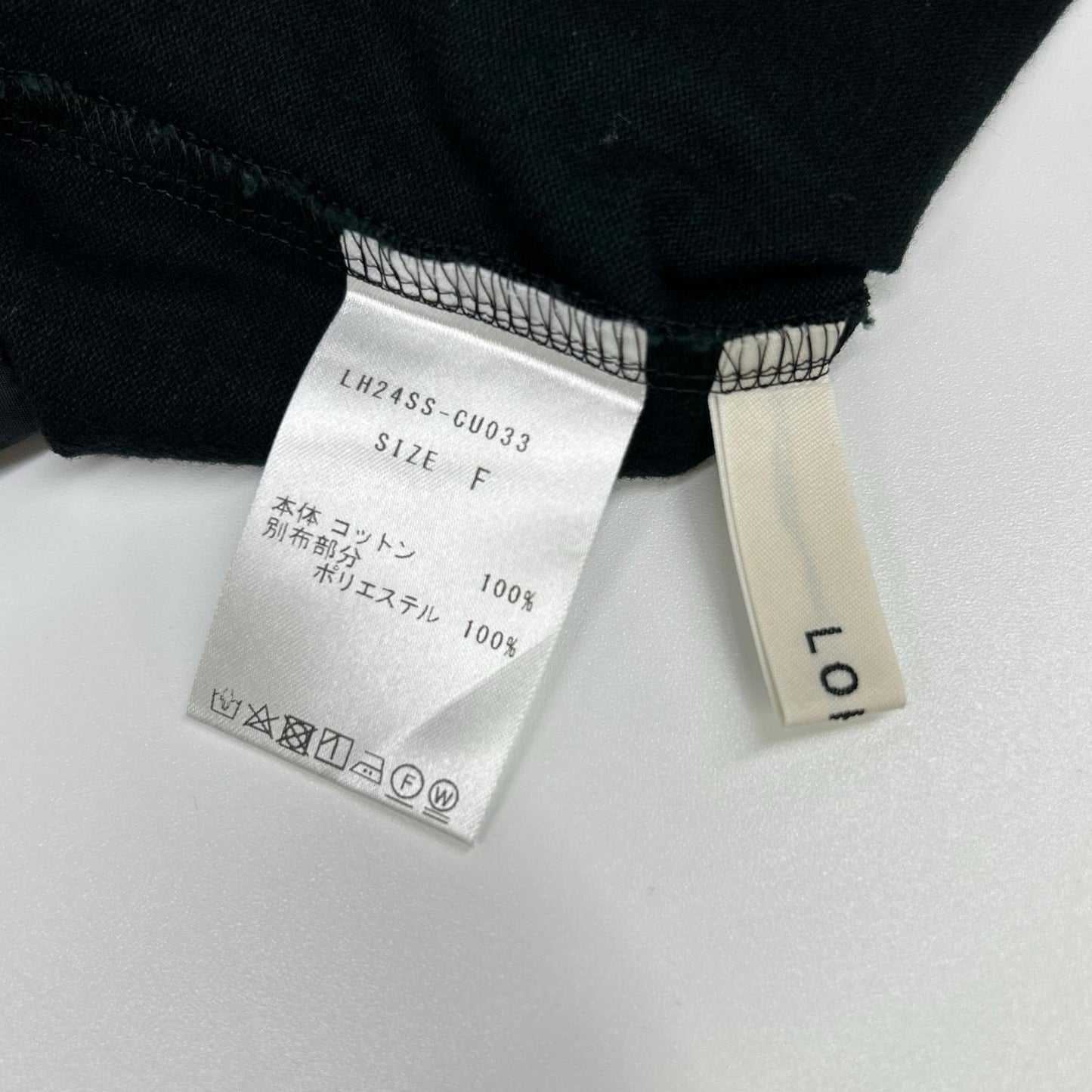 LOHEN LH24SS-CU033 Black Cotton Combo String T-Shirt Top